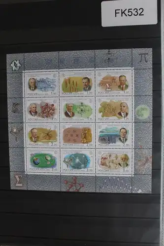 Russland 825-836 postfrisch Zd-Bogen #FK532