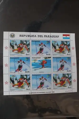 Paraguay 4178-4179 postfrisch als Kleinbogen #FF489