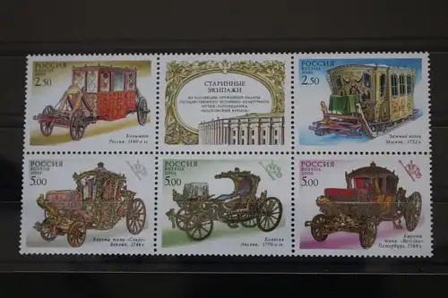 Russland 994-998 postfrisch Sechserblock #FJ833