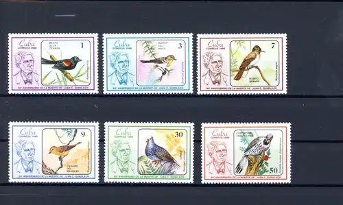 Kuba 2996-3001 postfrisch Vögel #Schm1362