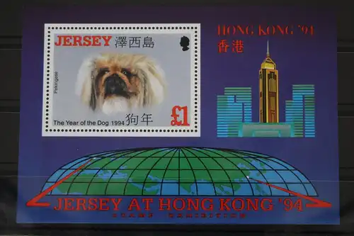 Großbritannien Jersey Block 8 postfrisch #FC273