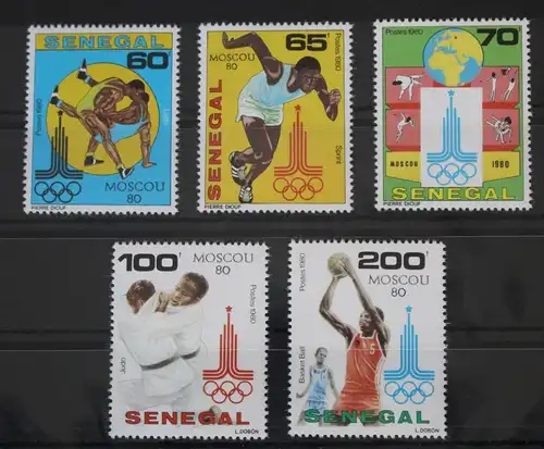 Senegal 731-735 postfrisch #FC495