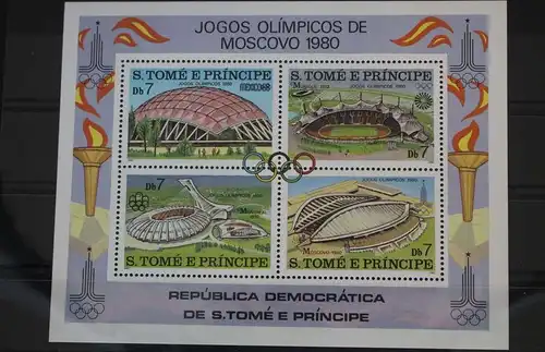 São Tomé und Príncipe Block 43 postfrisch #FD727