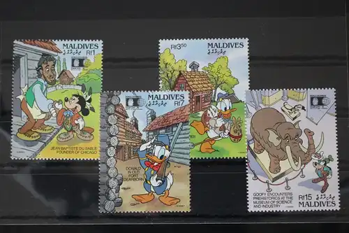 Malediven 1708-1711 postfrisch Walt Disney #FJ948