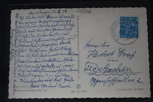 AK Neuenhagen bei Berlin Mehrbildkarte (Rathaus usw.) 1958 #PL626