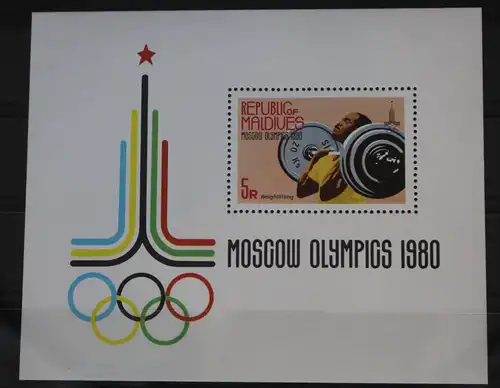 Malediven Block 66 postfrisch #FD725