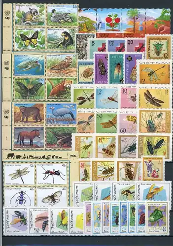 LOT "INSEKTEN" Marken postfrisch #Schm5159