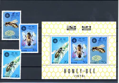 Korea 1929-1931, Klb. postfrisch Biene #Schm1327