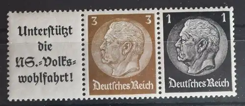 Deutsches Reich Zd W76 postfrisch Zusamenndrucke #FG730