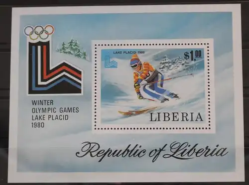 Liberia Block 95 postfrisch #FD764