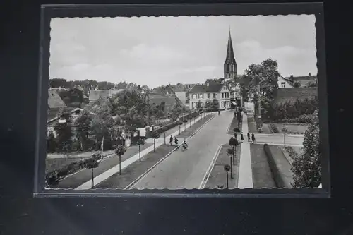AK Werne an der Lippe Steinstraße mit Pfarrkirche 1956 #PL759