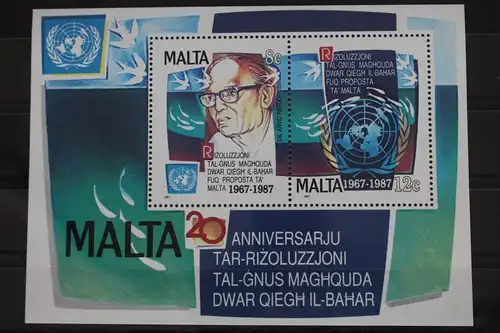 Malta Block 10 postfrisch #FN154