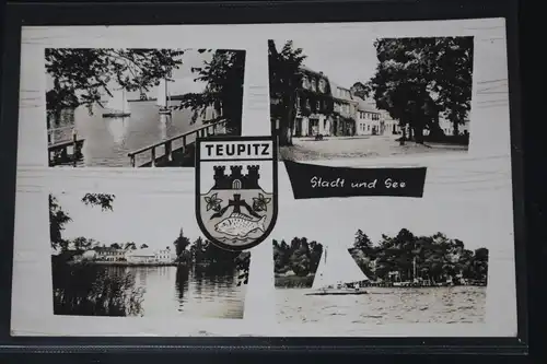 AK Teupitz Mehrbildkarte - Stadt und See 1962 #PL627