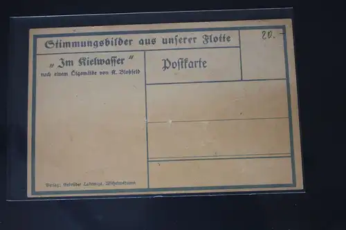 AK Deutschland Im Kielwasser - Karl Bloßfeld #PL806