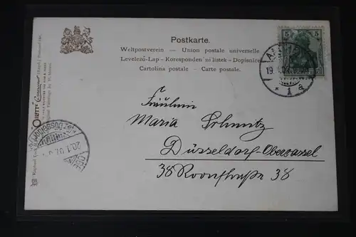 AK Deutschland Künstlerkarte (M. Morris) 1907 #PL906