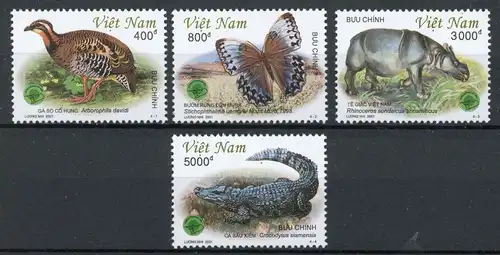 Vietnam 3144-3147 postfrisch Naturschutz #Schm1454
