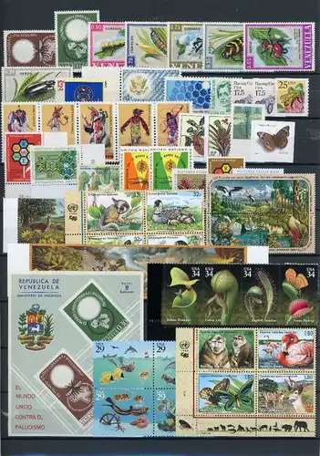 LOT "INSEKTEN" Marken/Blöcke postfrisch #Schm5160