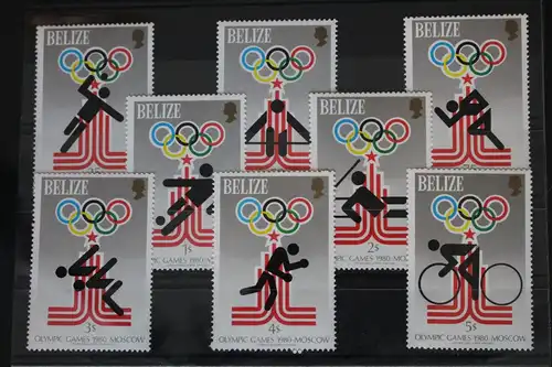 Belize 432-439 postfrisch #FD740