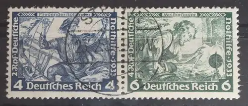 Deutsches Reich Zd W49 gestempelt Zusammendrucke #FG720