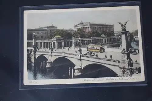 AK Berlin Kaiser Friedrich-Brücke und Nationalgalerie 1933 #PL732