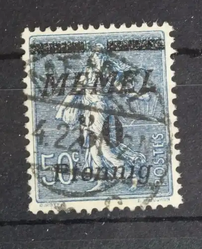 Memel 61 gestempelt #FK378