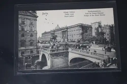 AK Berlin Königl. Schloss mit Kurfürstenbrücke 1912 #PL700