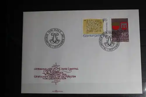 Liechtenstein 928-929 gestempelt FDC #FF861