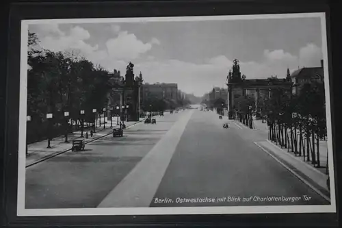 AK Berlin Ostwestachse mit Blick auf Charlottenburger Tor 1941 #PL620