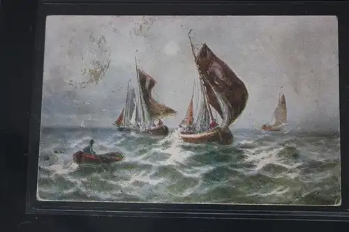 AK Deutschland Künstlerkarte Feldpost 1918 #PL830