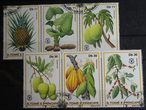 São Tomé und Príncipe 744-749 gestempelt #FN648