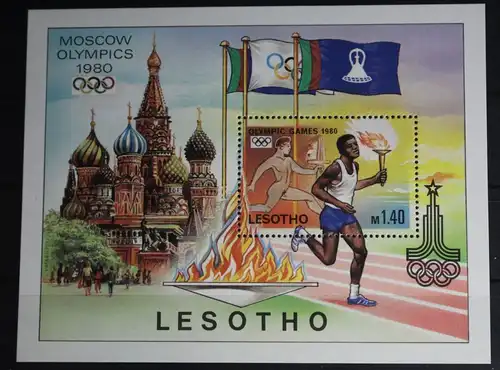 Lesotho Block 5 postfrisch #FF961