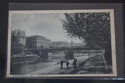 AK Saarbrücken Neue Brücke 1919 #PM115