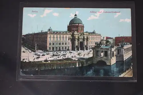 AK Berlin Schloss mit Nationaldenkmal 1910 #PL707