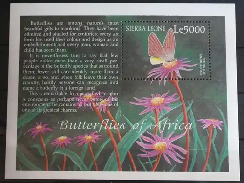 Sierra Leone Block 511 postfrisch #FM187
