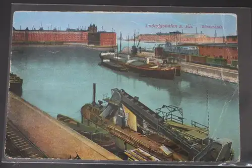 AK Ludwigshafen a. Rh. Winterhafen #PM025