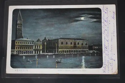 AK Venedig Molo e Palazzo Ducale dal mare 1905 #PL862
