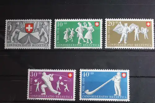 Schweiz 555-559 postfrisch Pro Patria #FN742