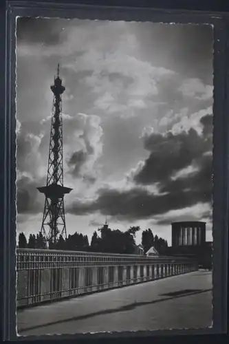 AK Berlin Abendstimmung am Funkturm 1957 #PL931