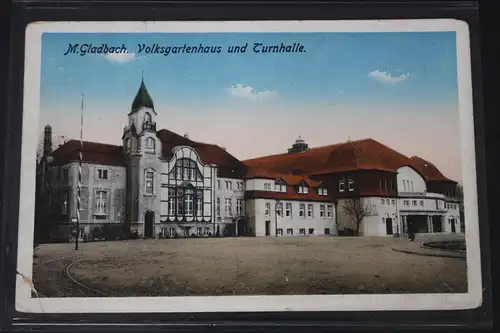 AK Mönchengladbach Volksgartenhaus und Turnhalle #PM014