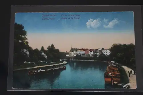 AK Saarbrücken Partie an der Saar #PM134