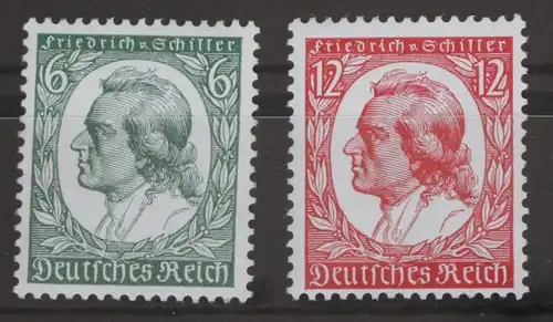 Deutsches Reich 554-555 postfrisch #FO052