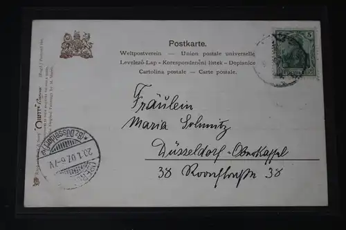 AK Deutschland Künstlerkarte (M. Morris) 1907 #PL905