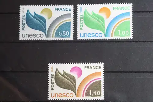Frankreich Dienstmarken Unesco 16-18 postfrisch #FN574