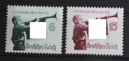 Deutsches Reich 584x-585x postfrisch #FP045
