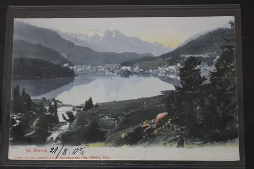 AK St. Moritz Ortsansicht 1905 #PL915