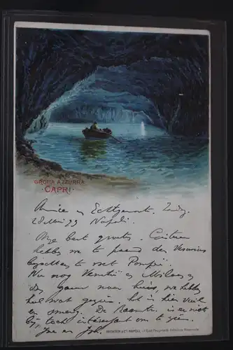 AK Capri Grotta Azzura 1899 #PL875