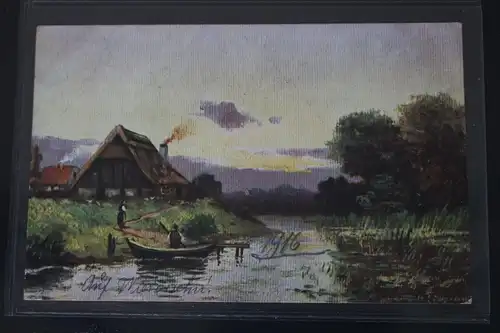 AK Deutschland Künstlerkarte Feldpost 1916 #PL913