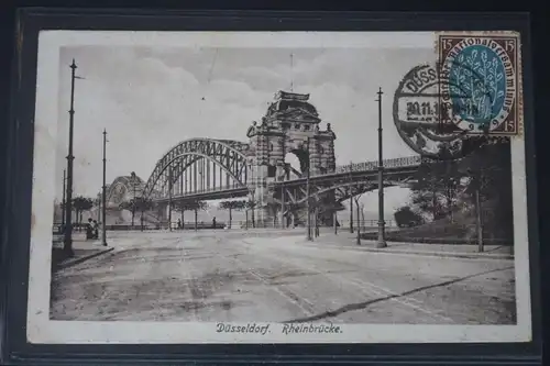 AK Düsseldorf Rheinbrücke 1919 #PL948