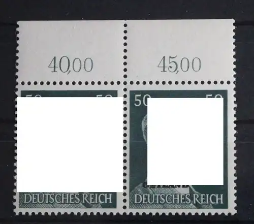 Deutsche Besetzung 2. WK Ostland 16 postfrisch Paar vom Oberrand #FO334