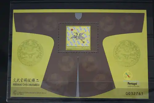 Macau Block 58 mit 986 postfrisch #FO843